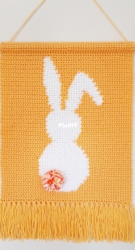 Ned and Mimi - Sarah Ruane - Bunny Wall Hanging