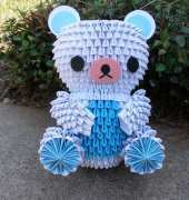 3D- Blue bear