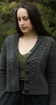 Bryce Pillar Cardigan by Kerri Blumer