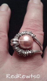 Silver wire ring