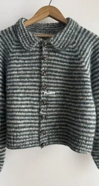 Stripe Overload Cardigan by Mie Firring - Spektakelstrik