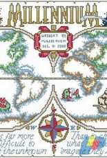 StitchWorld X-Stitch 03-225 Millennium Sampler - MAP PCS