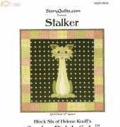Story Quilts-Garden Patch Cats-Block   6 Stalker by Helene