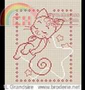 Broderie.net - Grandsire Jean-Louis - Chat dans les étoiles
