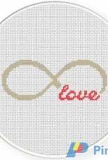 Daily Cross Stitch - Infinite Love