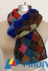 Alternate Route Scarf by Theresa Schabes