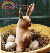 Stacy Nash Primitives - Velveteen Rabbit & Pinkeep Egg