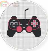 Daily Cross Stitch - Playstation Joystick