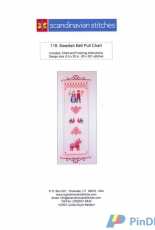Scandinavian Stitches - 119 Swedish Bell Pull Chart