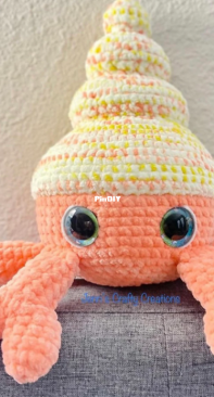 Jenns Crafty Creations - Jennifer Reynold - Karl the Hermit Crab
