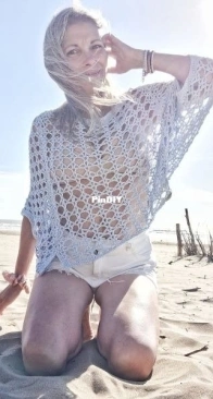 Claudia Barreiro Crochet - Claudia Barreiro - Hummingbird Sweater (Bubble Sweater) - Sueter Colibri (Sueter Burbuja) - Spanish