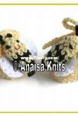 Anaisa Knits - Anaisa Bayala - Bumblebee Baby Booties - Free