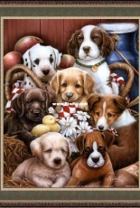 Art-goblen - Puppies by S. Nedelcheva