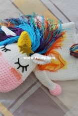 Amigurumis Patrigurumis - Unicorn pajamas holder - Spanish - Free
