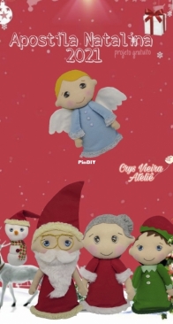 Crys Vieira Atelie - Christmas Booklet 2021 - Apostila Natalina 2021 - Portuguese - Free
