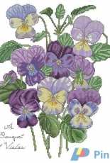 The Lilac Studio #37 A Bouquet of Violas