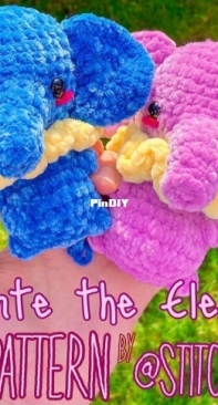 Stitchnotes - Phante the Elephant- Free