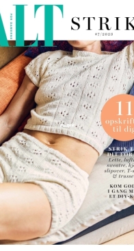Alt For Damerne - Strik - Issue 07 – 2023 - Danish