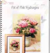 I Love Crossstitch ILCS NDH-006 Pot of Pink Hydrangea XSD