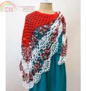 Premier Yarns Design Team- Firecracker Shawl- Free
