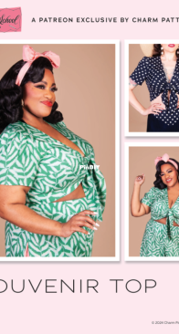 Charm Patterns - Souvenir Top - Sizes 2-20