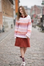 Dale Gull 390-09 Annika genser rosa by Iselin Hafseld – Norwegian – free