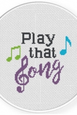 Daily Cross Stitch - Play that Song