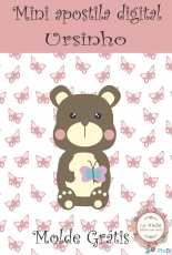Lô Ateliê - Ursinho - Bear Felt Pattern - Portuguese - Free