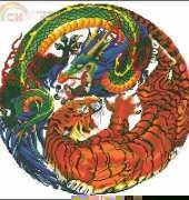 Zolotoe Runo CS-000 Yin & Yang Tiger and Dragon