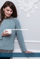 Filcolana-Delphinum Sweater by Nanna Gudmand-Høyer-Danish,English,German-Free