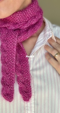 Cassidy Rose Scarf by Ariane Gallizzi