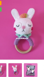 Hobbii Design - Super Cute Design - Jennifer Santos - Kawaii Bunny Ratlle - Kawaii conejo sonajero - Spanish - Free