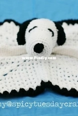 Spicy Tuesday Crafts - Amy Anderson - Snoopy a Blanket Buddy