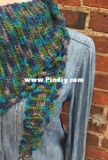 Carly Stipe - A River Runs Through Shawl crochet version