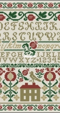 Happiness Is HeartMade Pomegranate Alphabet  XSD + PCS