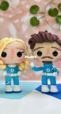 Najera Crochet - Najera Crochet by Grace - The Fantastic Four - Los Cuatro Fantásticos - Spanish