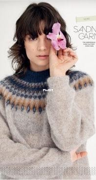 Nord Sweater by Sandnes Garn - Tema 71 Nord No. 2 - Free