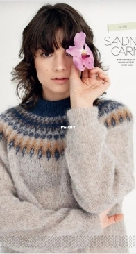 Nord Sweater by Sandnes Garn - Tema 71 Nord No. 2 - Free
