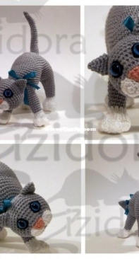 Zizidora Crochet Patterns - Cecilia Karlsson - Playful Kitten