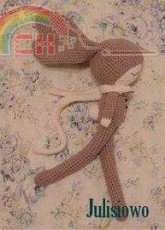 Julisiowo - Julio Toys - Monika Miszczuk - Crochet doll Mikmik sleepy bunny