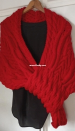 Braided Shawl Wrap by Carmen Tye - English, Spanish