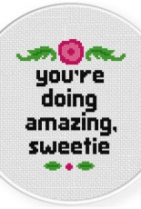 Daily Cross Stitch - You’re amazing