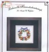 Liebevolle Kreuzstichentwurfe LKE MD-106-05 - Streublumenkranz