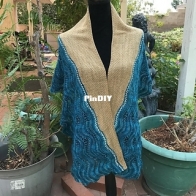 Sea and Sand Shawl by Sharon Mooney