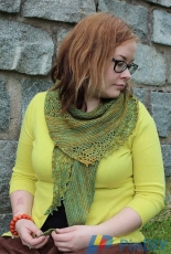 Nurmilintu Shawl/Wrap by Heidi Alander/Sadelma Knits-Multiling-Free