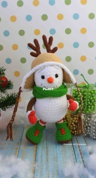 Toys from Ustyushka - Maria Ustyushkina - Snowman - Russian