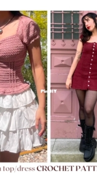 By red bean / Ella Hou - Nina Top / Dress 2-in-1 - English
