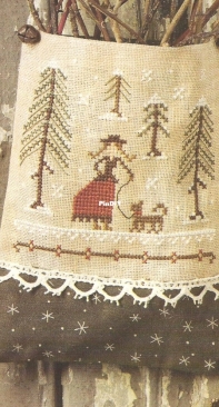 Winter Walk by Little Stitcher from Just Cross Stitch January/February 2014
