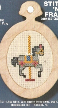 Needle Magic Inc. -  Stitch N Frame 260 - Carousal Pony