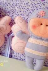 Atelier Nathi - Borboleta / Butterfly Felt Pattern - Portuguese